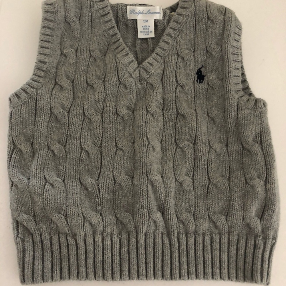 Ralph Lauren gray sweater vest